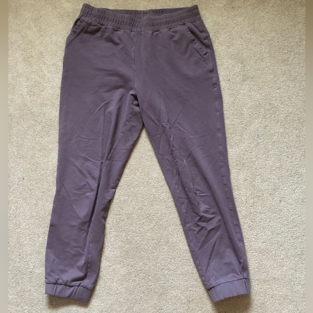 Washed purple sweatpants